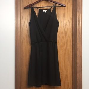 Black dress with surplus top